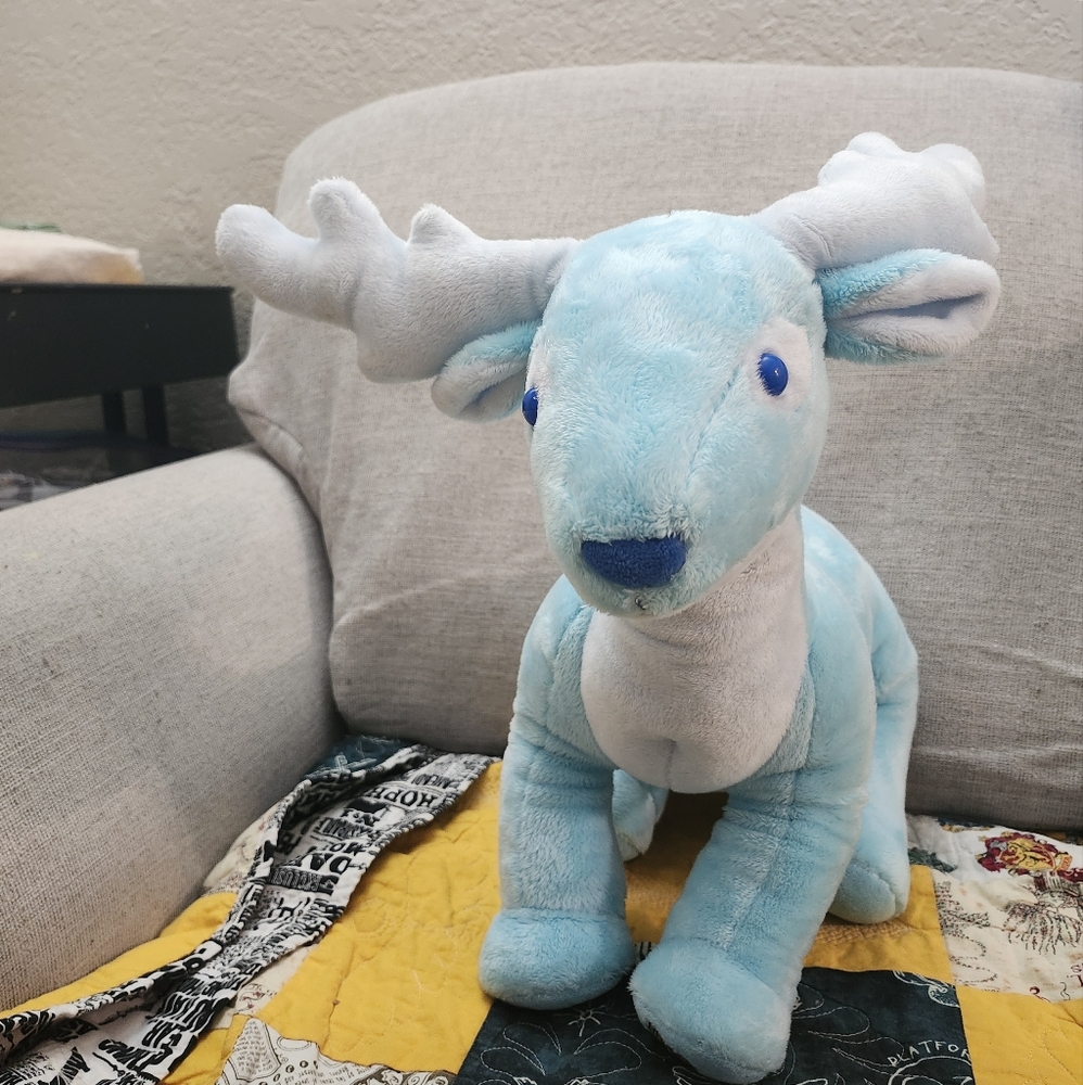 BUILD-A-BEAR Harry Potter Stag Patronus Plush Working Condition Clean